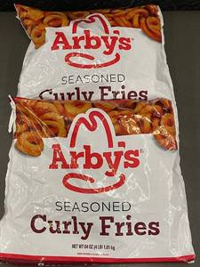 C - Arby's Seasoned Curly Fries 2 X 64 oz Frozen - Best Before 2026-10-24