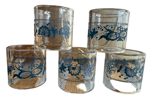 lot 55 image: Set of Five Glass Pyrex Napkin Holders