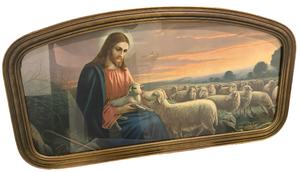 lot 42 image: The Good Shepard Vintage Framed Artwork