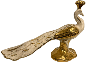 lot 83 image: MCM BEL-AR USA Lustreware Peacock