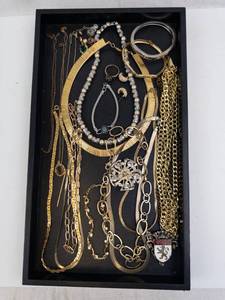 Costume Jewelry Collection - Gold-Tone Necklaces, Bracelets & Rings