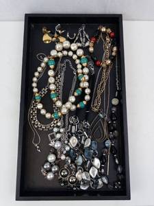 Pearl & Turquoise Jewelry Mix - Necklaces, Bracelets & Earrings, Mixed Metals