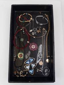 Assorted Costume Jewelry - Necklaces, Bracelets & Charms