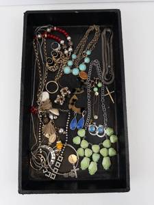 Costume Jewelry Collection - Assorted Necklaces, Bracelets, Earrings & Rings