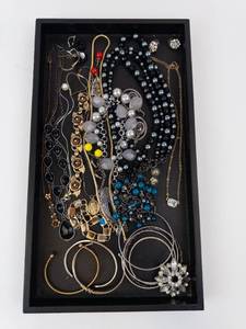 Assorted Jewelry Collection - Necklaces, Bracelets, Beads & Brooch