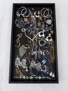Costume Jewelry Assortment - Mixed Necklaces, Earrings & Bracelets