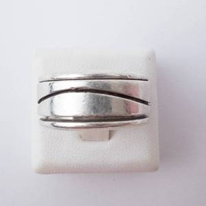 JRI Mexico Sterling Silver SPINNER Ring. Size 7.5.
