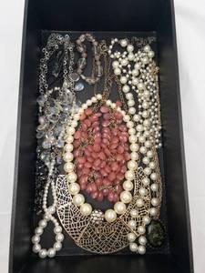 Assorted Costume Jewelry Necklaces - Pearl & Bead Collection