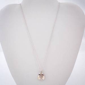 Sterling Silver Pendant Necklace - Stronger Than Yesterday Disc, Adjustable Chain