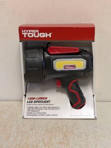 lot 16 image: NEW HYPER TOUGH 1800 LUMEN LED SPOTLIGHT