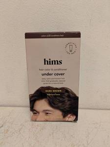 lot 40 image: NEW HIMS HAIR COLOR & CONDITIONER UNDER COVER DARK BROWN