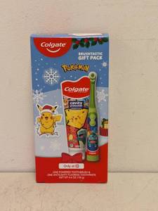 lot 46 image: NEW COLGATE POKMON BRUSHTASTIC GIFT PACK