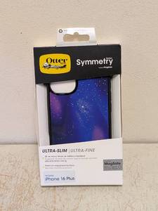 lot 121 image: NEW OTTER SYMMETRY SERIES MAGSAFE ULTRA-SLIM IPHONE 16 PLUS CASE