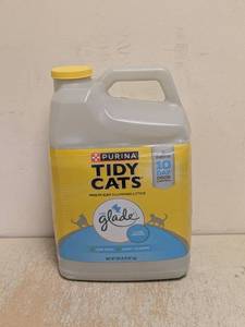 lot 198 image: NEW PURINA TIDY CATS MULTI CAT CLUMPING LITTER 30 LBS