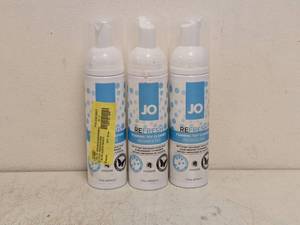 lot 205 image: (3) NEW JO REFRESH FOAMING TOY CLEANER