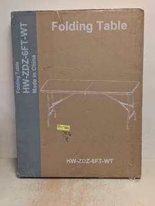 lot 218 image: NEW FOLDING TABLE