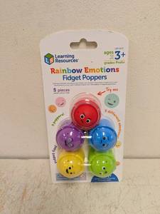 lot 231 image: NEW LEARNING RESOURCES RAINBOW EMOTIONS FIDGET POPPERS