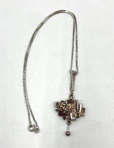 lot 62S image: Frank Juhls 925 Silver Pendant Necklace