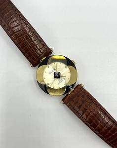 lot 72S image: Gucci Look Ladies Watch, Quartz Movement, Genuine Leather Strap