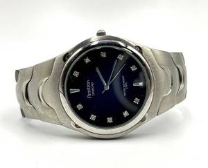 lot 74S image: Armitron Diamond Y121E Mens Watch - Stainless Steel Band