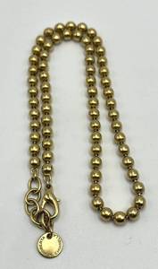 lot 98S image: Roberta Chiarella Gold Tone Bead Necklace