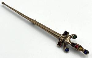 lot 121S image: Sterling Sword Pin Brooch