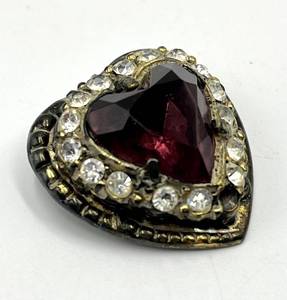 lot 133S image: Krementz Purple Heart Brooch