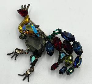 lot 150S image: Schreiner Rooster Brooch Pin