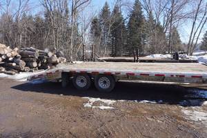2012 Load Trail 24' Tandem Axle Deck Over Equipment Trailer