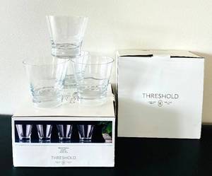 lot 52C image: LL - Threshold Martini Glasses 4-Count - 2 Boxes