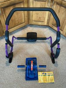 lot 75C image: LL - Sunny Roller Slide Exercise Kit with Frame and Blue Roller