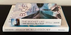 lot 116H image: Atlas of World History & The Bucket List