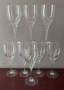 lot 163R image: DR - Crystal Stemware Glass Set