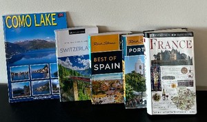 lot 90C image: LL - Rick Steves Spain & Portugal DK Eyewitness Switzerland & France Como Lake Travel Guides