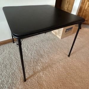 lot 91CC image: LL - Folding Black Table