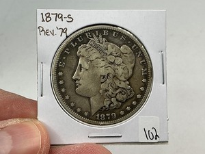 lot 102 image: 1879-S Rev 79 Silver Morgan Dollar