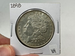lot 104 image: 1898 Silver Morgan Dollar