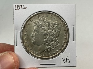 lot 105 image: 1896 Silver Morgan Dollar