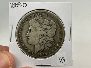 lot 119 image: 1889-O Silver Morgan Dollar