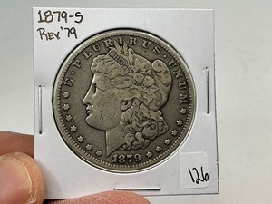 lot 126 image: 1879-S Rev 79 Silver Morgan Dollar