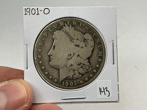 lot 143 image: 1901-O Silver Morgan Dollar