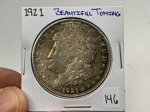 lot 146 image: 1921 Silver Morgan Dollar