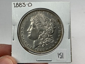 lot 151 image: 1883-O Silver Morgan Dollar