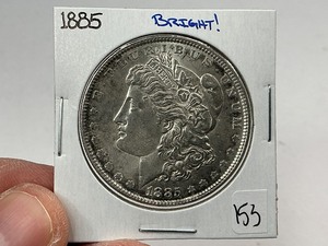 lot 153 image: 1885 Silver Morgan Dollar