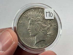 lot 170 image: 1922-S Silver Peace Dollar