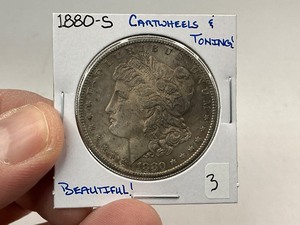 lot 3 image: 1880-S Silver Morgan Dollar