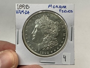 lot 4 image: 1898 Silver Morgan Dollar