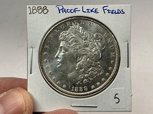 lot 5 image: 1888 Silver Morgan Dollar