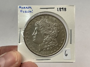 lot 6 image: 1898 Silver Morgan Dollar