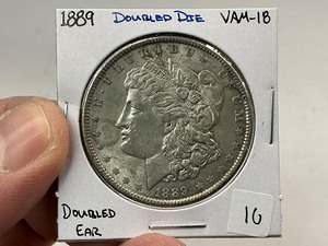 lot 10 image: 1889 Silver Morgan Dollar